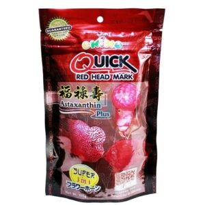 OKIKO Quick Red Head Mark Flower Horn Fish Feed 100g