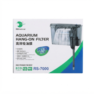 RS Electrical RS-7000 Aquarium Hang-On Filter – 3-Stage Advanced Filtration